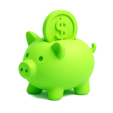 Piggy bank illustration