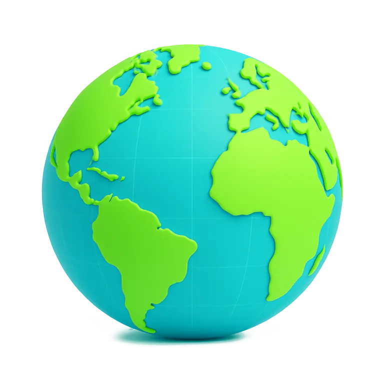 Illustration of a globe with a money paper airplane